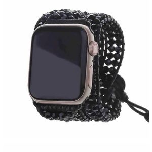 Victoria, Emerson black Apple Watch band